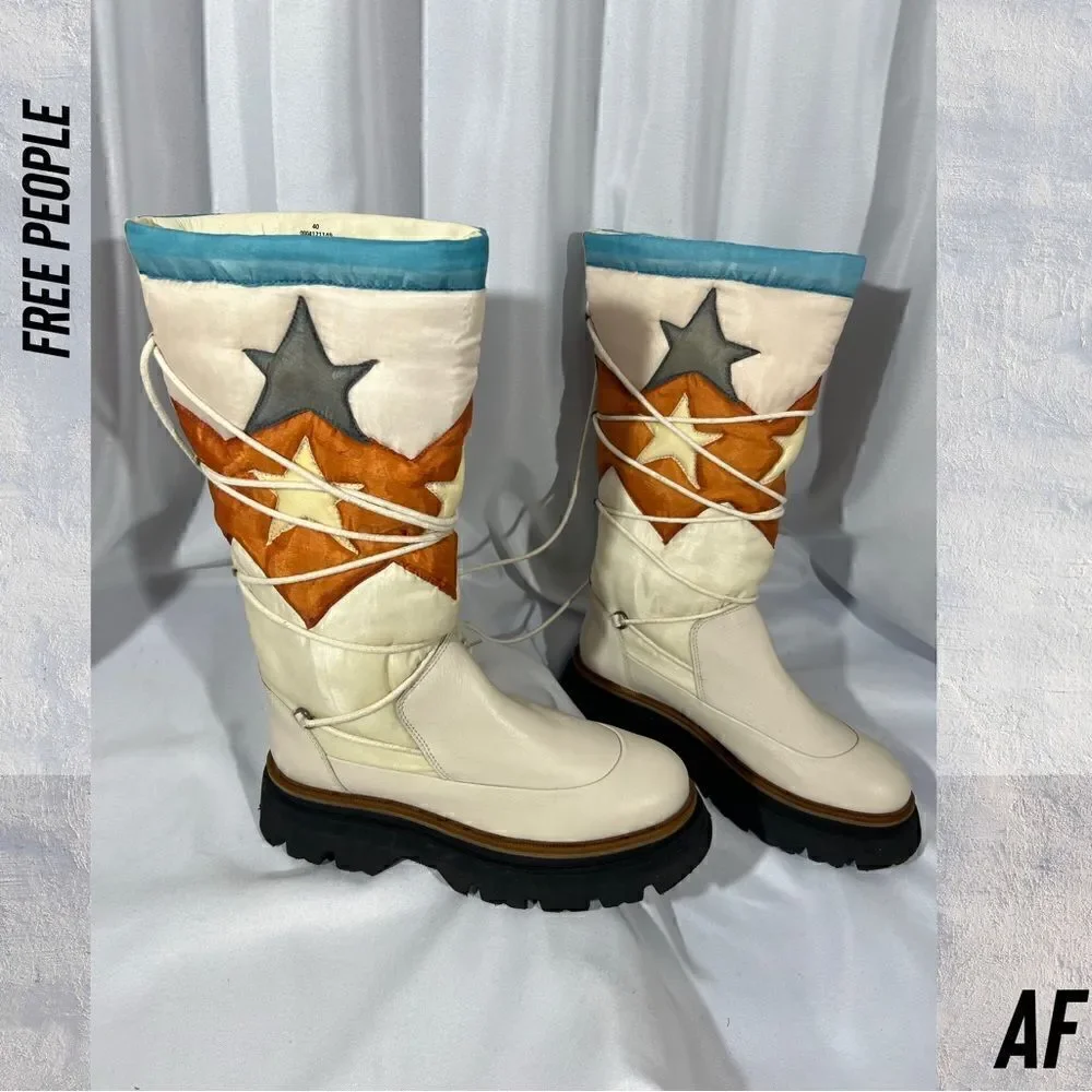 FREE PEOPLE MONTROSE PUFFER BOOTS NEW